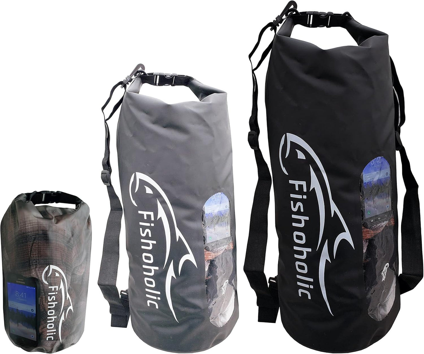 Dry Bag - Waterproof Gear Bags - Fail-Safe Snap - Made Tough & Durable for Kayaking Boating Fishing Hiking Camping Paddle Board & Tailgaiting