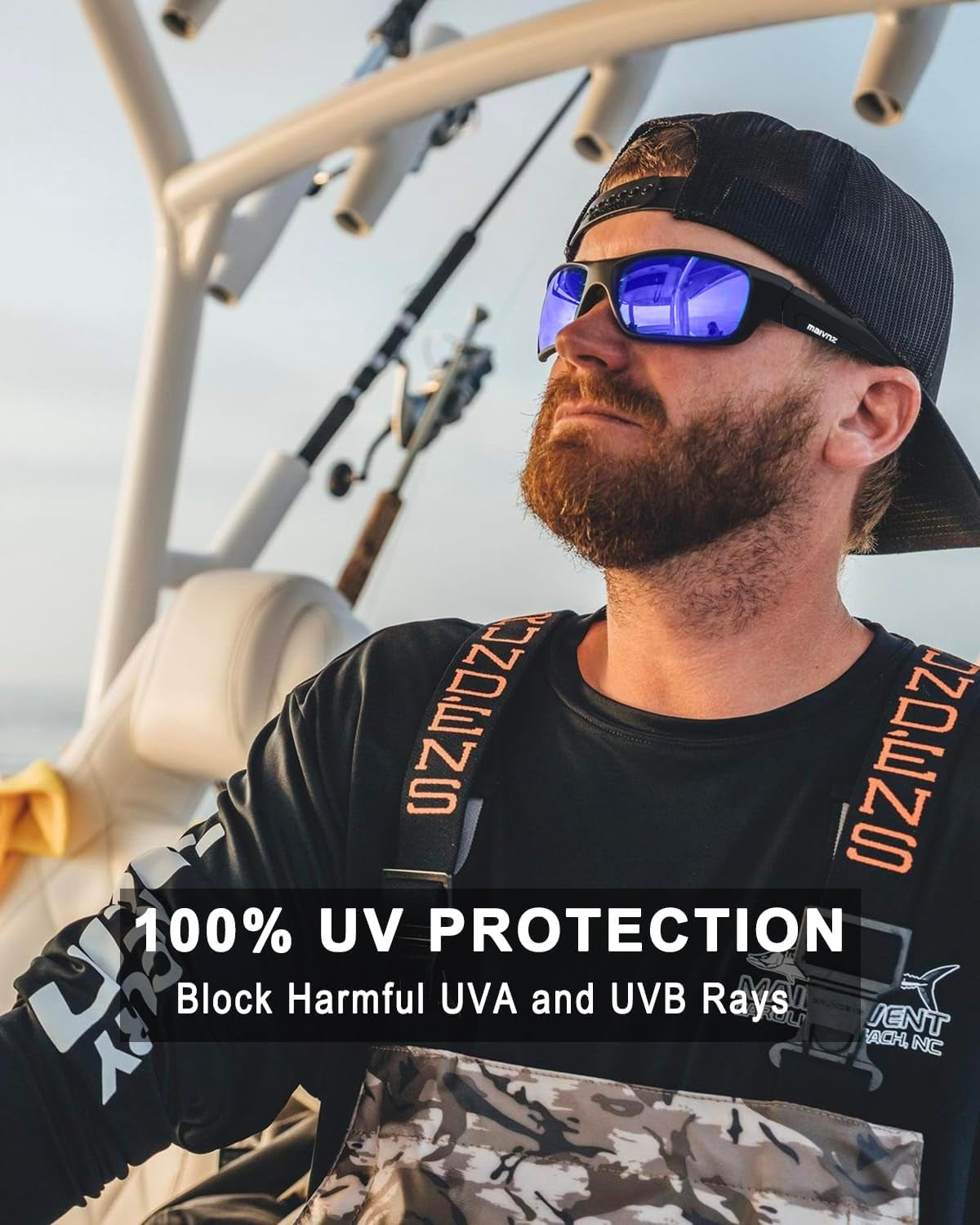 Floating Polarized Fishing Sunglasses for Men UV Protection Fishing Glasses Boating Kayaking Water Sport Glasses