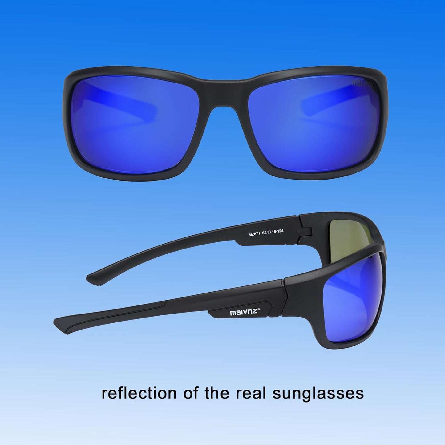 Floating Polarized Fishing Sunglasses for Men UV Protection Fishing Glasses Boating Kayaking Water Sport Glasses