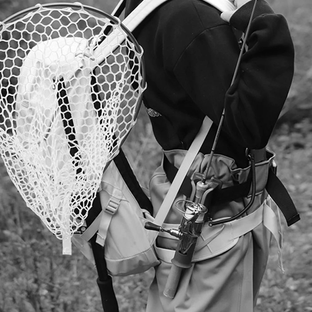 Portable Belt Rod Holder Waist Fishing Rod Holder Multifunctional Fish Rod Support Bracket Adjustable Lightweight for Fishing