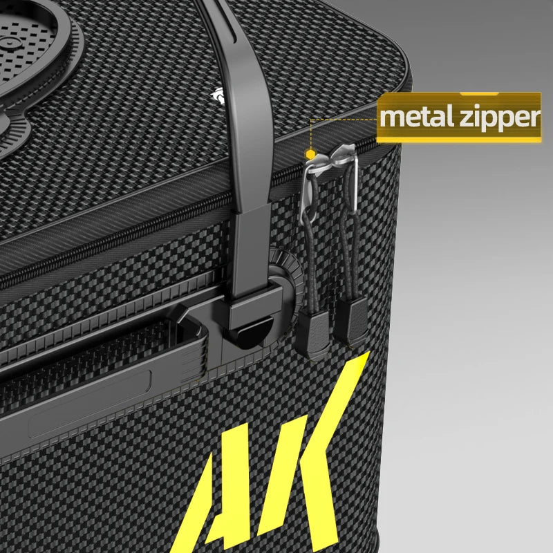 YUZHIYUAN Fishing Container Foldable Portable Live Fish Bucket Large Capacity Water Bucket Thickened EVA Material