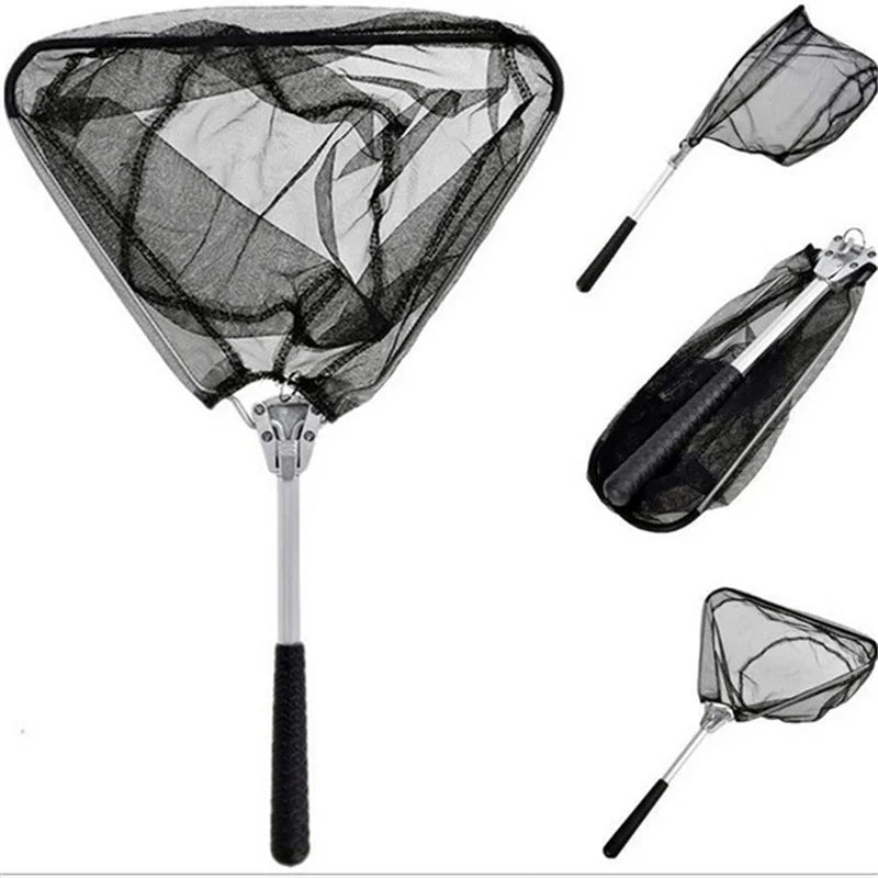 Portable Retractable Fishing Net Telescoping Foldable Landing Net Pole Folding Landing Net for Fly Fishing High Quality Durable