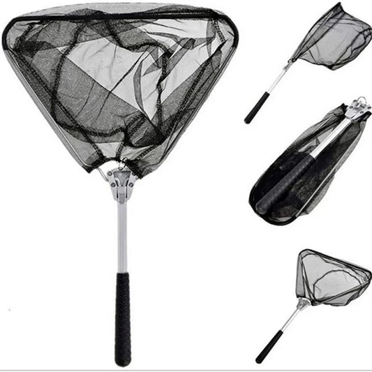 Portable Retractable Fishing Net Telescoping Foldable Landing Net Pole Folding Landing Net for Fly Fishing High Quality Durable