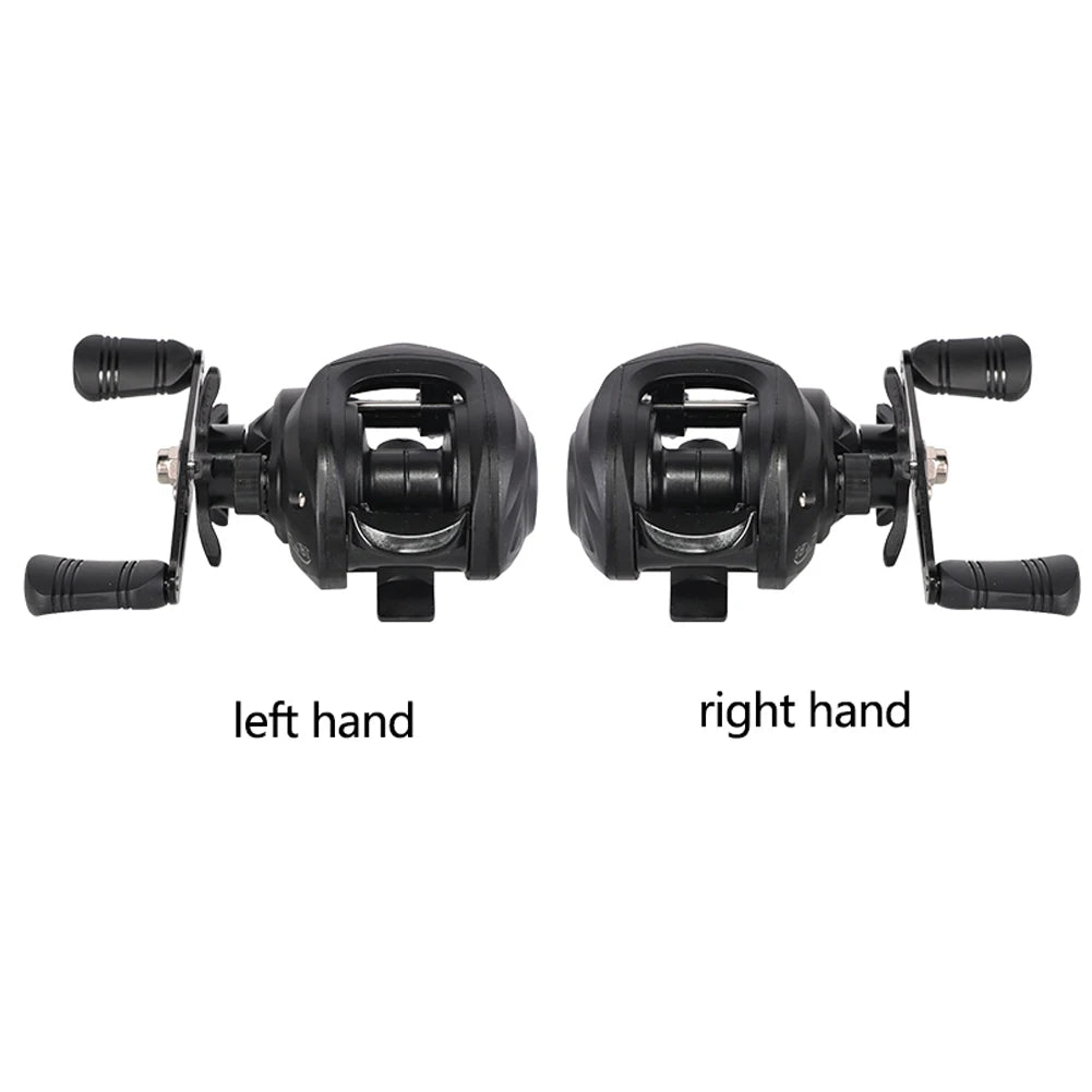 Fishing Reel 7.2/1 Gear Ratio Fishing Reels Wheel Max Drag 10Kg Saltwater Freshwater 18+1BB for Beginners Fishing Accessory