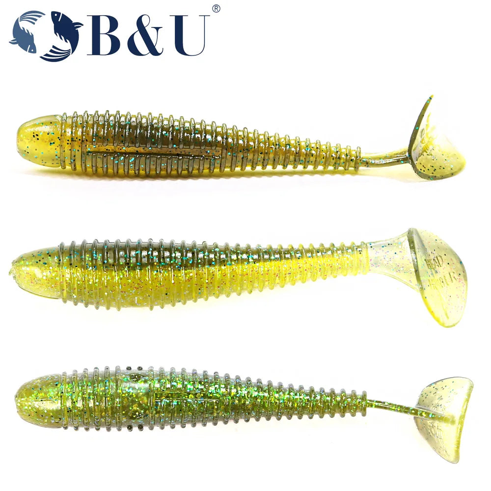 Soft Swimbait Fishing Lure Paddle Tail Soft Lure Fishing Baits for Pike Zander Bass