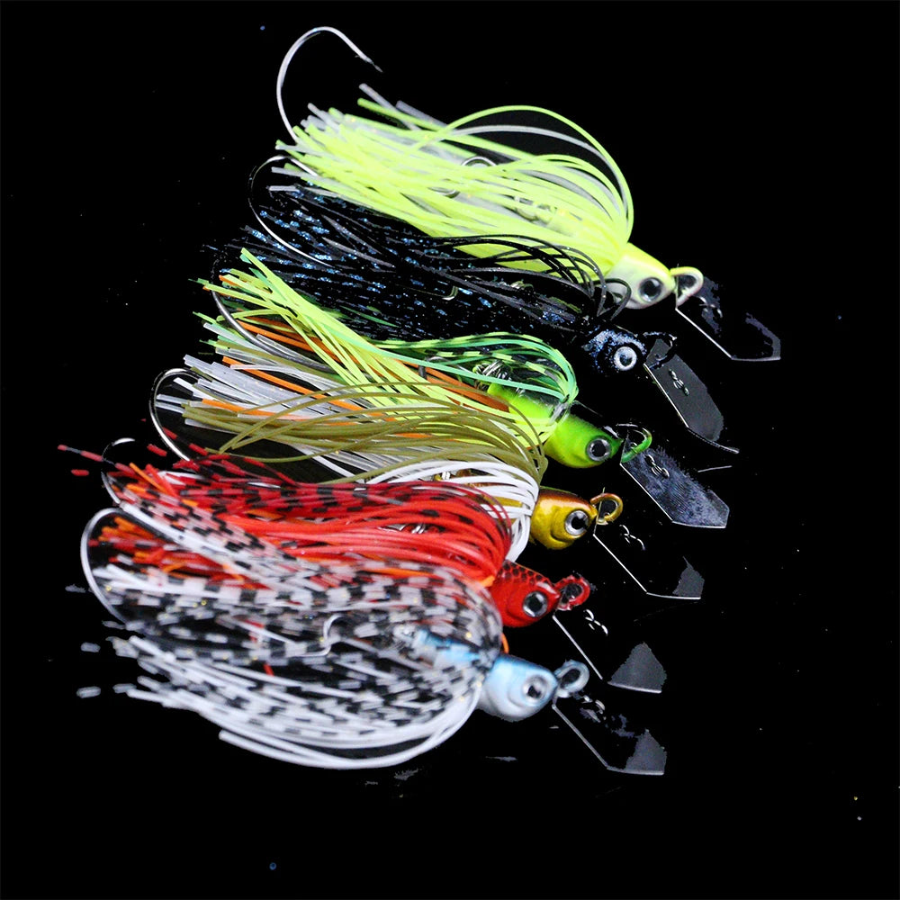 9G/13G/16G/19G Chatter Bait Spinner Bait Weedless Fishing Lure Buzzbait Wobbler Chatterbait for Bass Pike Walleye Fish