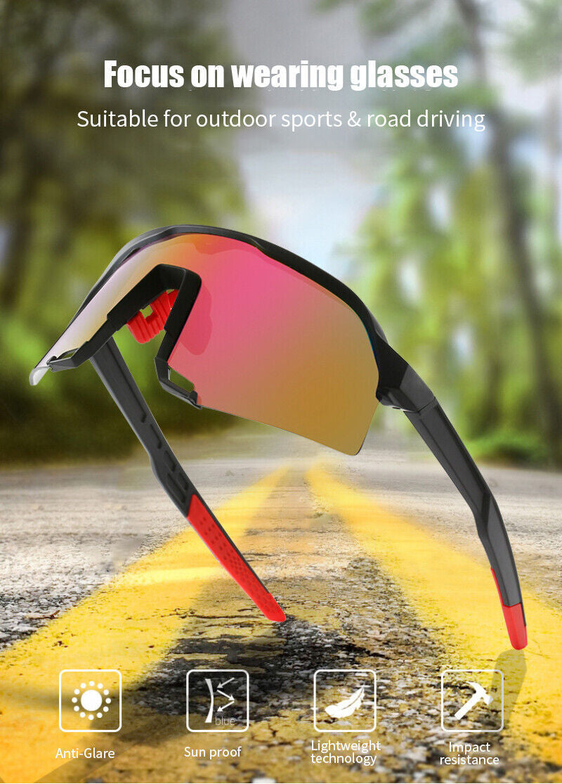 Polarized Sports Sunglasses Outdoor Cycling Driving Fishing Glasses UV400 Goggle