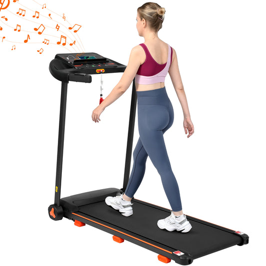 Brand New Home Treadmill, 2.5HP Silent Folding Treadmill With Heart Rate Sensor, Weighing 300 Pounds, Banned Platform Temu